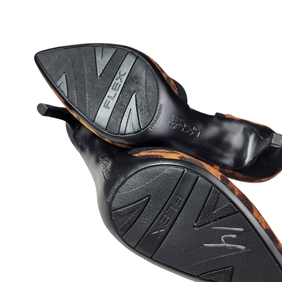 LifeStride Leopard Print Pumps Size 8M Animal Print Pointed Toe Heels Comfort - Picture 11 of 11